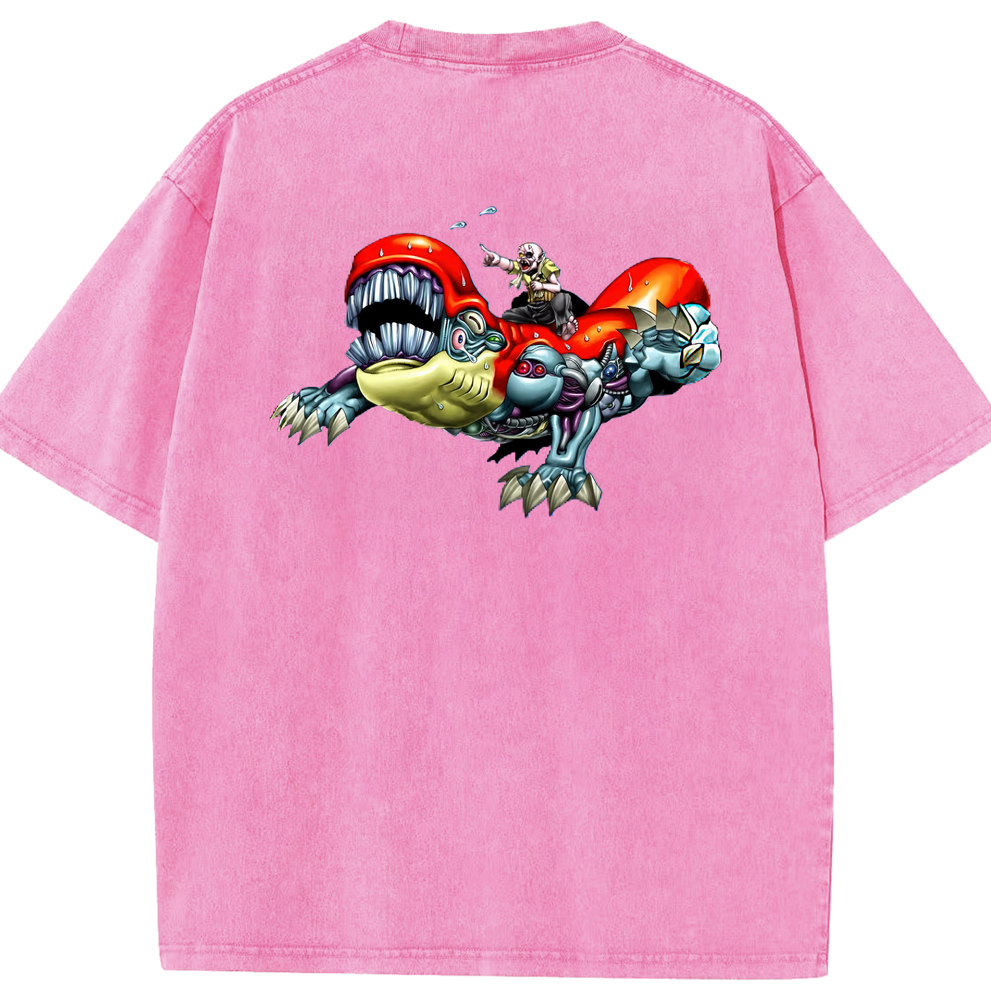 （画像用） 遊☆戯☆王 Yu-Gi-Oh! 綿100% ヴィンテージ風 半袖Tシャツ（背面プリント）